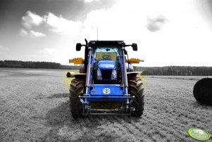 New Holland T6030 Delta + New Holland BR6090