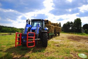 New Holland T6030 Delta + Przyczepy 