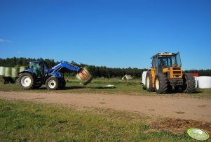 New Holland T6030 Delta & Renault 110.14 + Sipma Tekla 