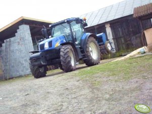 New Holland T6030 Delta + Rolmasz Polonez S078