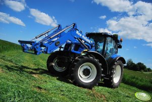 New Holland T6030 Delta + Stoll JF 250 