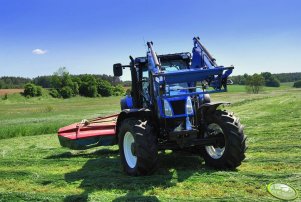 New Holland T6030 Delta + Stoll JF 250 