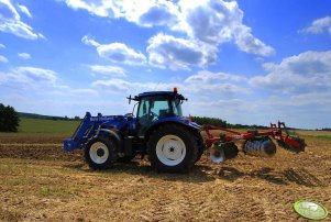 New Holland T6030 Delta + Unia Cut