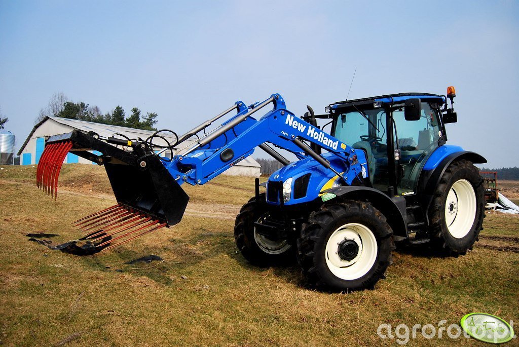 Obraz ciagnik New Holland T6030 Delta 350357 Galeria rolnicza agrofoto