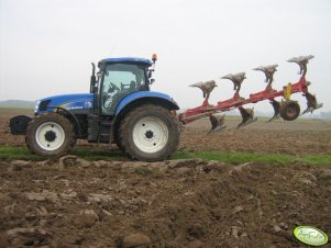 New Holland T6030 + Pottinger Servo 35