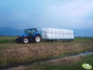 New Holland T6030 RC & laweta do bel 