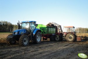 New Holland T6030 RC Tytan 13 i Zetor 7340 Turbo + Tur4