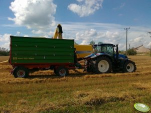 New Holland T6050 Delta + Pronar T672/1 & New Holland TC5060