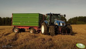 New Holland T6050 + Pronar T672/1