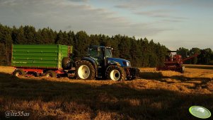 New Holland T6050 + Pronar T672/1