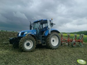 New Holland T6050 + Unia G Ibis