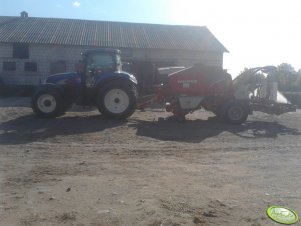 New Holland T6050 + Welger 235 Double action