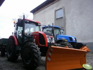 New Holland t6070 elite i Zetor Proxima 90