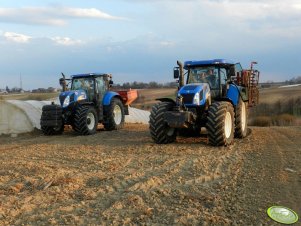 New holland T6070 PC i Newholland T7530