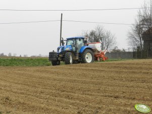 New holland T6070 PC + Kuhn maxima 2 gt