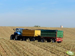 New holland T6070 PC + wielton i warfama