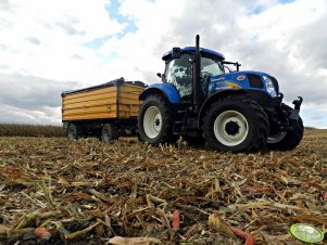 New holland T6070 PC + wielton 