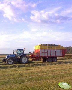 New Holland T6070 Plus + Pottinger Europrofi 5000D