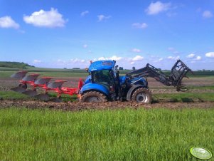 New Holland T6070PC + Kuhn