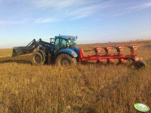 New Holland T6070PC + Kuhn