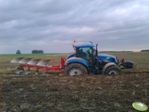 New Holland T6070PC + Kuhn