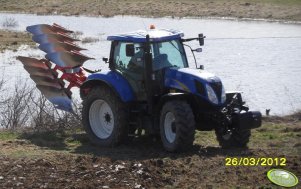 New Holland  T6070RC + KUHN Vari Master 122