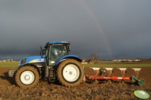 New Holland T6080 PC i Kverneland 