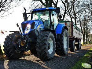 New Holland T6080 PC i Wackenhut