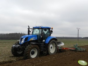 New Holland T6080 PC + Kverneland EM100