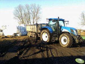 New Holland T6080 PC & Przyczepa