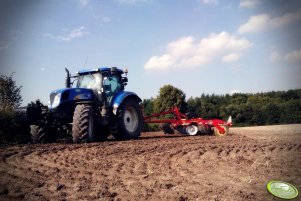 New Holland T6090 PC + Vaderstad Carrier CR350