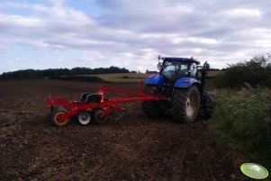 New Holland T6090 PC + Vaderstad Carrier CR350