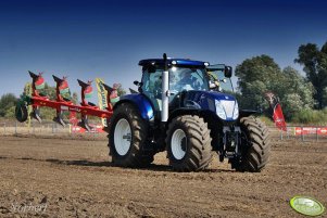 New Holland T7 + Kverneland