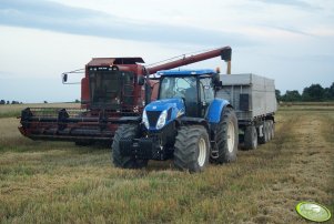 New Holland T7030 AC  & Case IH 1680