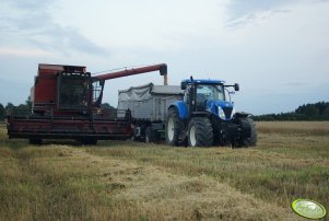 New Holland T7030 AC  & Case IH 1680