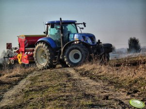 New Holland T7030 i Pottinger Lion& Vitasem