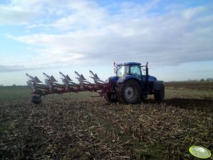 New Holland T7040 + Kverneland