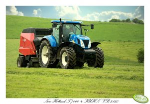 New Holland T7060 + Kuhn VB 2160