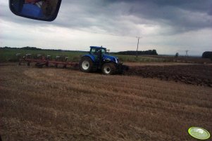 New Holland T7060 + Unia VIS 5+1 