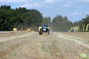 New Holland T7.250 z prasą 9080 