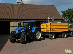 New holland T7530 + wielton i warfama