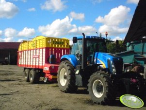 New Holland T8020 + Pottinger Torro 5700