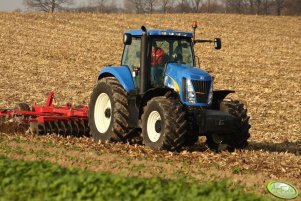 New Holland T8040 + Kongskilde Terra X 450