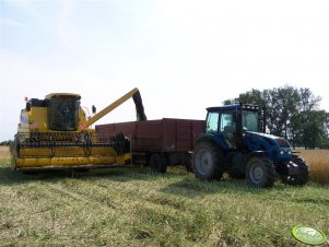 New Holland TC56 + Pronar 1523A