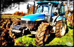 New Holland TD5030 + Unia Ibis