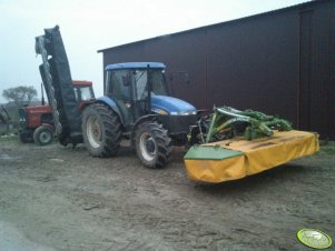 New Holland TD5050 + Deutz Fahr Sm.5.32 + Pronar PDF290