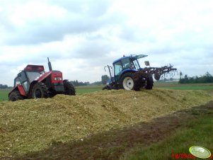 New Holland TD70D + Zetor 8045
