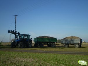 New Holland TL 100 + HL 6011 + Sanok D46