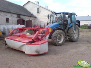 New Holland TL100 + Kuhn gmd 702 f