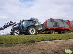 New Holland TL100A + Krone